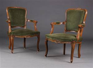 Par armstole, rococo form2