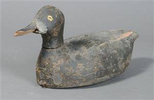 Lokkeand af bemalet træ, ca. 1900-tallet