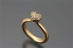 Ole Lynggaard. Hjertering, 0.27 ct.