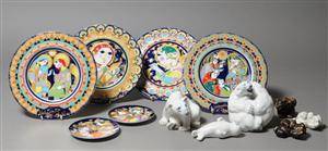 Royal Copenhagen Kgl. P. Bing og Grøndahl Rosenthal. Samling figurer platter 12