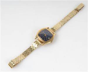 Certina Mayfair automatic med kasse i 18 kt guld samt rem i 14 kt guld.