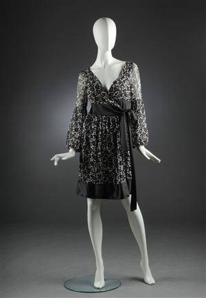 Diane Von Furstenberg, kjole af silke, Str. 38