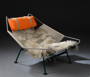 Hans J. Wegner. Lænestol, Flaglinestol, model PP-225