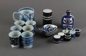 Royal copenhagen og Aluminia. Samling div fajance 22
