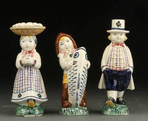 Aluminia. Tre Børnehjælpsdags figurer. 3