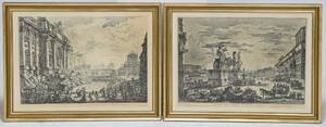Piranesi To stik, romerske ruiner 2
