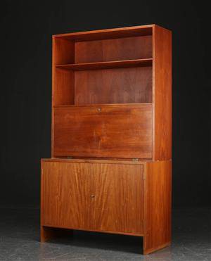Hans J. Wegner. Reol og skab, teaktræ, Ry Møbelfabrik 2