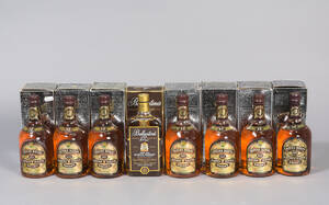 Samling whisky bl.a. Chivas Regal 12 år Whisky m.m. 8