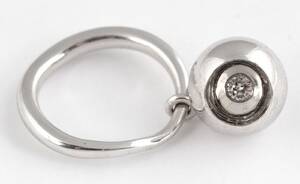 Georg Jensen. Cave brillantring - ca. 0.15 ct.