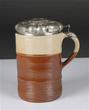 Krus med silverlock, barock, 1700-tal