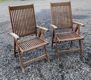 TRÄDGÅRDSSTOLAR, teak.