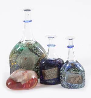 Konstglas 4 delar, Kosta Boda
