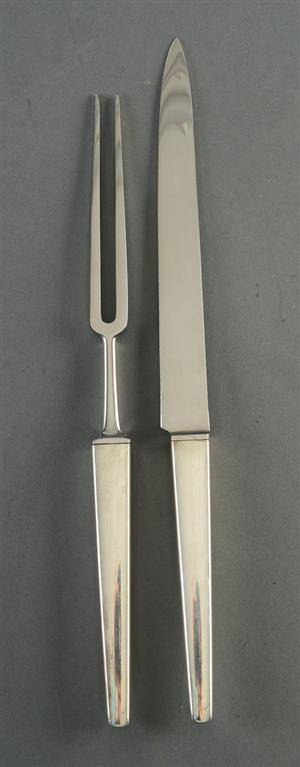 Henning Koppel for Georg Jensen. Forskæresæt Caravel. 2