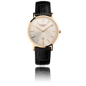 Kompass damur, Nautilus Rose Gold, silversvart