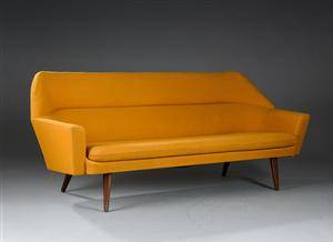 Kurt Olsen. Sofa med ottekantede ben af palisander