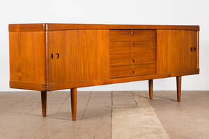 Henry Walter Klein, Bramin, Sideboard Anrichte, Teak, Dänemark
