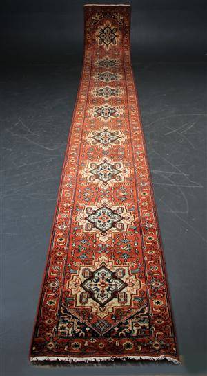 Indisk Heriz 76 x 611 cm.