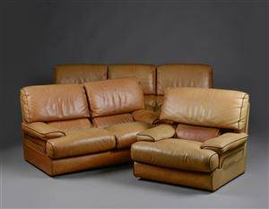 Lysberg-Hansen Therp Sofasæt bestående af trepers og topers sofa samt lænestol 3