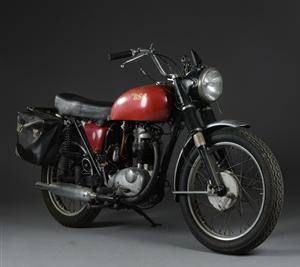 Motorcykel BSA B40 årgang 1967