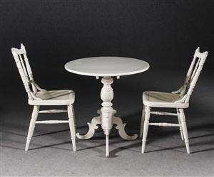 Stolar samt fällbord, 1800-tal tidigt 1900-tal 3