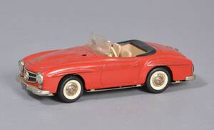 Schuco. Rød Mercedes-Benz 190 SL cabriolet modelbil, mrk. Schuco-Elektro Phänomonal 5503