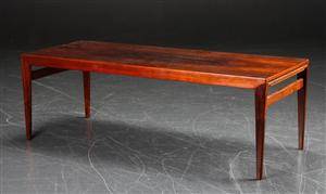 Sofabord af rio palisander, 1950erne, dansk møbeldesign