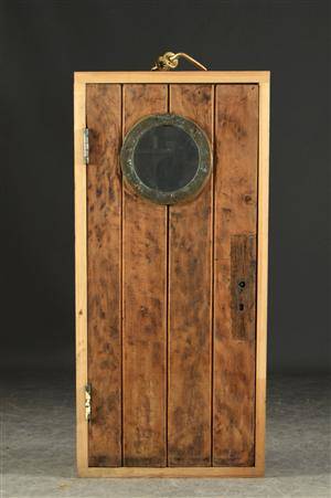 Kajutadörr i teak
