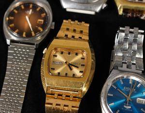 Samling armbandsur, vintage 9