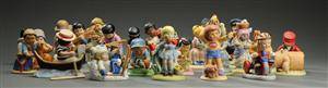 Franklin Porcelain. Fireogtyve figurer 24