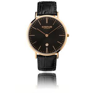 Kompass herrur, Nautilus Rose Gold, svartsvart