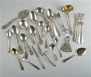 Ett parti silverbestick 1900-tal 35