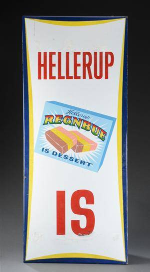 Emaljeskilt Hellerup Is