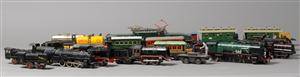 Samling legetøj bl.a. Märklin, Pionérexpressen, ETS m.m.