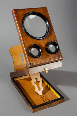 Betrachter für Stereobilder und Monobilder Stereoscope