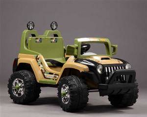 Eljeep Elbil till barn, beige