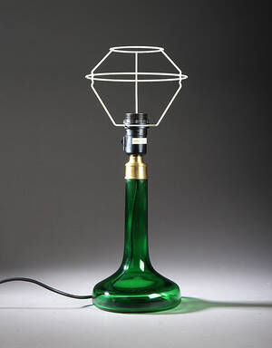 Gunnar Biilmann-Petersen for Le Klint Holmegaard. Bordlampe nr. 343