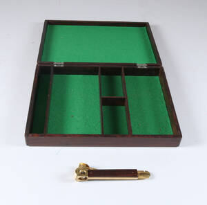 Palisander cigarkasse med cigarklipper 2
