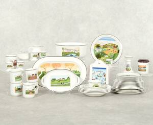 Servis Villeroy Boch Naif Laplau 1900-tal 41 delar