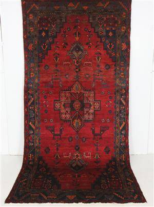 Persisk handknuten matta, Bakhtiari 307x146 cm