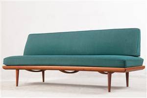 Peter Hvidt Orla Mølgaard-Nielsen, Sofa Daybed Tagesbett aus Teak, Modell FD 417 für France Daverkosen