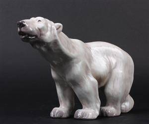 Dahl Jensen. Isbjørn af porcelæn