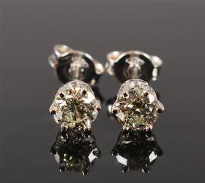 Par brilliant ørestikkere Ca. 0.70 ct 2 -