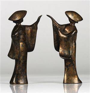 Figuriner, brons, Kina