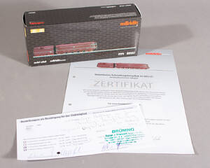 Märklin Modelleisenbahn, Original Karton und Zertifikat, Nr. 88507