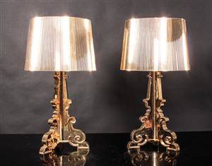 Sökresultat för Bourgie Kartell Bourgie Bordslampa VitGuld Kartell