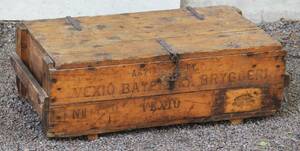 Öllåda, Vexiö Bayerska bryggeri, tidigt 1900-tal