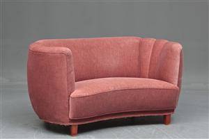 Sofa i buet form, 193040erne