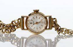 SEIKO DAMARMBANDSUR, 18K 14K