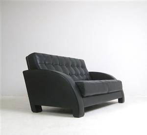 Kapitoniertes Lounge Sofa der 1980er Jahre, wohl Aldo Rossi