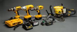 DeWalt, Texas samt Skil. Fem dele værktøj 5